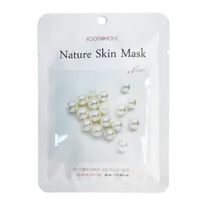 Тканевая маска с экстрактом жемчуга Pearl Nature Skin Mask 23 мл - FoodaHolic