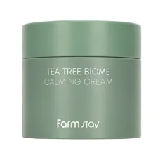 Успокаивающий крем для лица с экстрактом чайного дерева Tea Tree Biome Calming Cream 80 мл - FarmStay