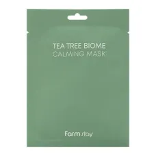 Маска тканевая для лица с экстрактом чайного дерева Tea Tree Biome Calming Mask 25 мл - FarmStay