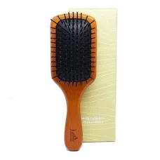 Деревянная расческа среднего размера для волос Middle Wooden Paddle Brush 85 гр - Lador