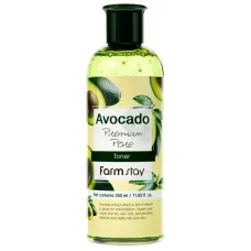 Тонер антивозрастной с экстрактом авокадо Avocado Premium Pore Toner, 350 мл - FarmStay