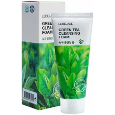 Пенка для лица очищающая с экстрактом зеленого чая CLEANSING FOAM - GREENTEA 100 мл - Lebelage