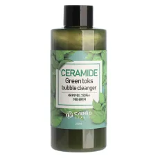 Пенка для умывания кислородная CERAMIDE GREEN TOKS BUBBLE CLEANSER 200 мл Eyenlip