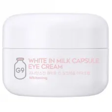 Крем для кожи вокруг глаз осветляющий с молочными протеинами White In Milk Capsule Eye Cream 30 гр - G9SKIN