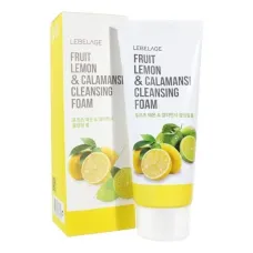 Пенка для лица очищающая с экстрактами лимона и каламанси FRUIT LEMON&CALAMANSI CLEANSING FOAM 100 мл - Lebelage
