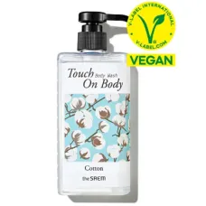 Гель для душа с экстрактом семян хлопка Touch On Body Cotton Body Wash 300 мл - The Saem