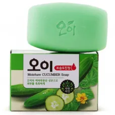 Мыло огуречное, Moisture Cucumber Soap 100 гр  - Mukunghwa