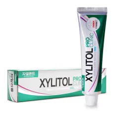 Зубная паста Xylitol Pro Clinic 130 гр (herb fragrant) green color - Mukunghwa
