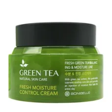 Крем для лица для чувствительной кожи с экстрактом чайного дерева Green tea fresh moisture control cream 80 мл - Enough