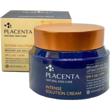 Крем для лица с экстрактом плаценты Placenta intense solution cream 80 мл - Enough