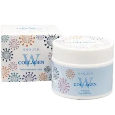 Крем для лица осветляющий с морским коллагеном W Collagen Pure shining cream (label) 50 мл - Enough