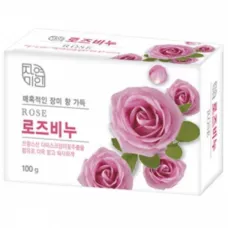 Мыло туалетное с экстрактом розы Rose Beauty Soap 100 гр - Mukunghwa