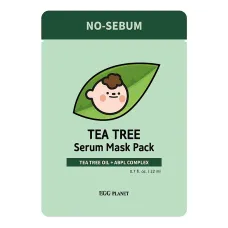 Маска на тканевой основе с маслом чайного дерева EGG Planet Tea Tree serum mask pack 22 мл - Daeng Gi Meo Ri