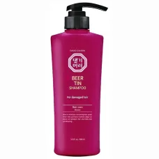 Шампунь для волос восстанавливающий на основе пивных дрожжей Beer Tin Shampoo 400 мл - Daeng Gi Meo Ri