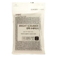 Скруббер для мытья посуды (13 х 9 х 1,5) BRIGHT SCRUBBER (M) 1шт Sung Bo Cleamy
