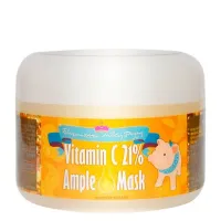 Маска для лица с вит. С разогревающая Vitamin C 21% Ample Mask 100 мл - Elizavecca