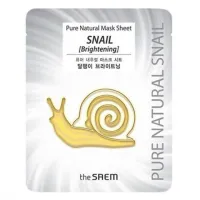Маска на тканевой основе Pure Natural Mask Sheet (Snail) - The Saem