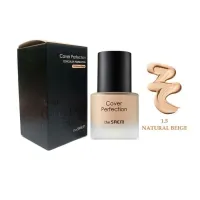 Основа для лица тональная Cover Perfection Concealer Foundation 1.5 Natural Beige Handy 15 мл The Saem