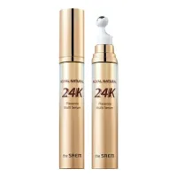 Сыворотка для лица питательная с роллером Royal Natural 24K Placenta Multi Serum 15 мл The Saem