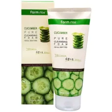 Пенка очищающая с экстрактом огурца FarmStay Cucumber Pure Cleansing Foam 180 мл