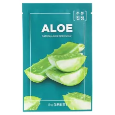 Маска на тканевой основе для лица с экстрактом алоэ вера Natural Aloe Mask Sheet 21 мл