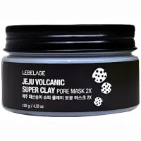 Маска для лица для очищения пор LEBELAGE JEJU VOLCANIC SUPER CLAY PORE MASK 2X, 100 мл