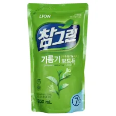 Средство для мытья посуды, овощей и фруктов Chamgreen Green Tea 800 мл (830 гр) Refill