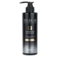 Шампунь для волос с эффектом окрашивания Around Me Color Effect Black Shampoo 500 мл