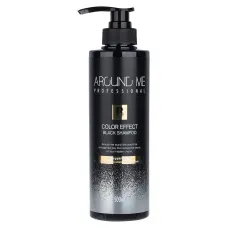 Шампунь для волос с эффектом окрашивания Around Me Color Effect Black Shampoo 500 мл