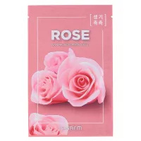 Маска на тканевой основе для лица N с экстрактом розы Natural Rose Mask Sheet 21 мл