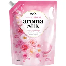 Кондиционер для белья с ароматом Розы Aroma Silk, 2.1 л (мягкая упаковка)