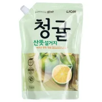 Средство для мытья посуды, овощей и фруктов Unripe Green Tangerine by Chamgreen 1,2 л Refill