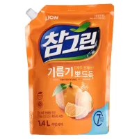 Средство для мытья посуды, овощей и фруктов Chamgreen Cheonhyehyang 1.4 л Refill