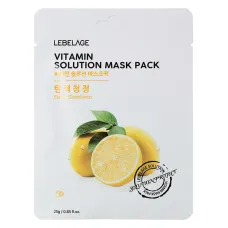 Маска тканевая LEBELAGE VITAMIN SOLUTION MASK 23 гр