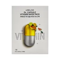 Маска для лица тканевая витаминная LEBELAGE Dr. CAPSULE VITAMIN MASK PACK