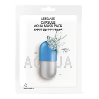 Маска для лица тканевая с гиалуроновой кислотой LEBELAGE Dr. CAPSULE AQUA MASK PACK