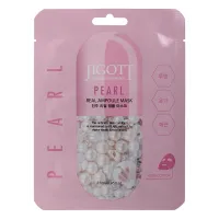 Маска на тканевой основе JIGOTT PEARL REAL AMPOULE MASK 27 мл