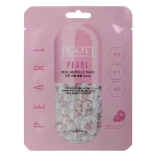 Маска на тканевой основе JIGOTT PEARL REAL AMPOULE MASK 27 мл