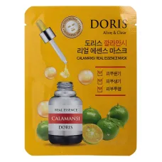 Маска на тканевой основе DORIS CALAMANSI REAL ESSENCE MASK, 25 мл