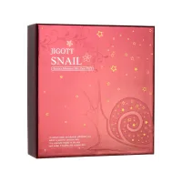 Набор уходовый с улиткой JIGOTT SNAIL ESSENCE MOISTURE SKIN CARE 3 SET 150мл*2/50мл/30мл*2