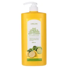Гель для душа с экстрактами лимона и каламанси LEBELAGE FRUIT LEMON & CALAMANSI BODY CLEANSER 1 л
