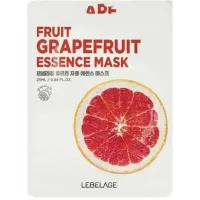 Маска для лица тканевая с экстрактом грейпфрута LEBELAGE FRUIT GRAPEFRUIT ESSENCE MASK 25 мл