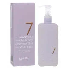 Гель для душа питательный парфюмированный с керамидами и ароматом белого мускуса MASIL 7 CERAMIDE PERFUME SHOWER GEL 300 мл (WHITE MUSK)