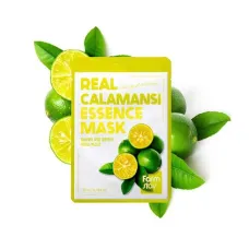 Маска для лица тканевая с экстрактом каламанси FarmStay Real Calamansi Essence Mask 23 мл