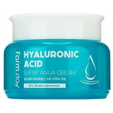 Крем увлажняющий для лица с гиалуроновой кислотой FARMSTAY HYALURONIC ACID SUPER AQUA CREAM 100 мл