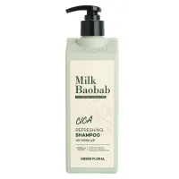 Шампунь для волос освежающий с центеллой азиатской MilkBaobab Cica Refreshing Shampoo 500 мл
