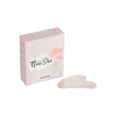 Массажер ГУАША для лица (кварц розовый)