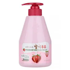 Гель для душа клубничный Kwailnara Strawberry Milk Body Cleanser 560 гр