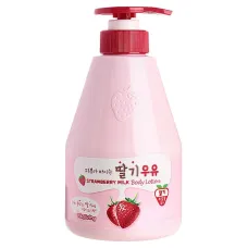 Лосьон для тела с ароматом клубничного молока Kwailnara Strawberry Milk Body Lotion 560 гр