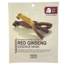 Маска для лица тканевая Красный женьшень RED GINSENG ESSENCE MASK 25гр
